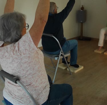 yoga chaise fontenilles