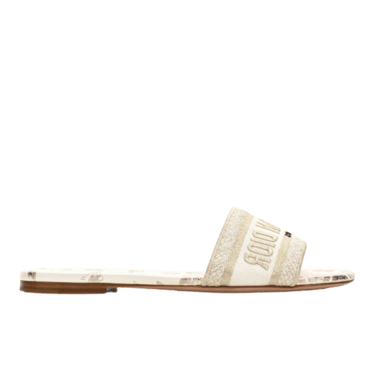 Dior DWAY Cotton Sandals flat