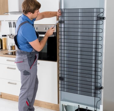 a man in a blue shirt and a white shirt is standing in front of a