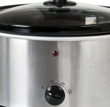 a crock potted in a slow cooker