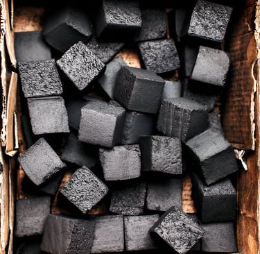 Platinum Coconut Charcoal Briquettes for luxury shisha brands and premium export markets