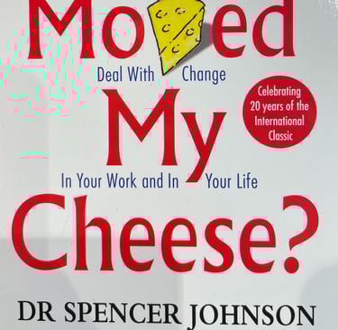 a book cover of who moved my cheese
