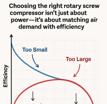 Choosing the right rotary screw compressor | wemano