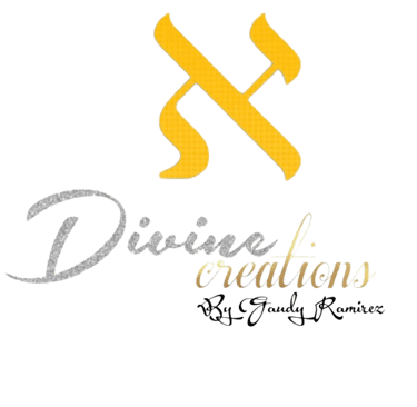 a logo for divine creations