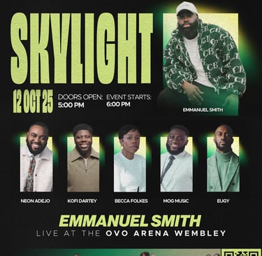 emmanuel smith skylight o2 arena london uk