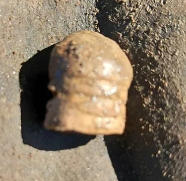Confederate 3ring civil war bullet