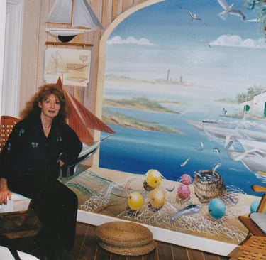 France assise dans la salle d'attente.