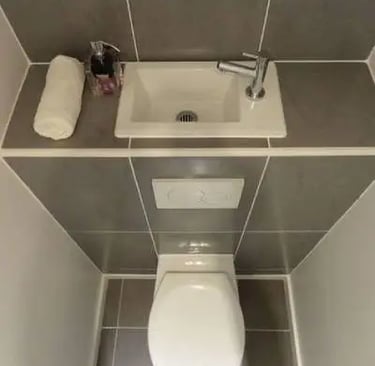 Wc avec lave main