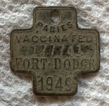 1949 ft. Dodge dog tag