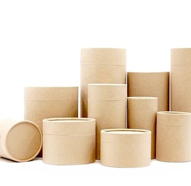 a variety of paper cans