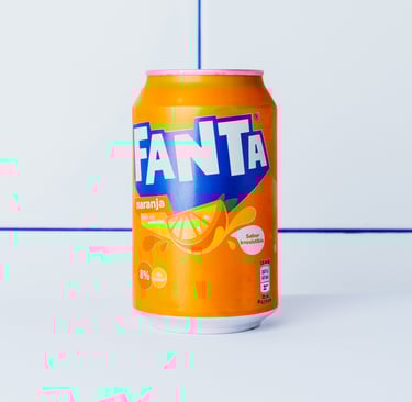 Lata de Fanta naranja, disponible en Flipa