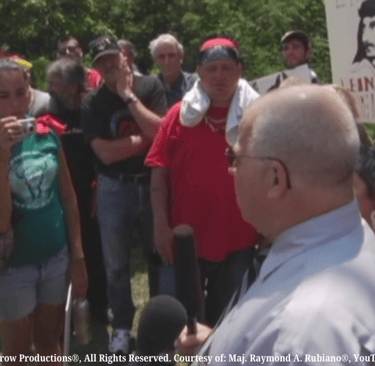 Leonard Peltier Prayer Vigil 2009 Pennsylvania Reporter Niimi' Makoons™ All American Crow 