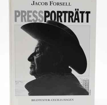 Pressporträtt bok av Jacob Forsell