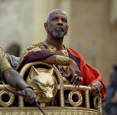 a man in a gold dress and a man in a gold dress