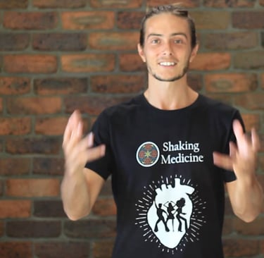 Dr Keith R. Motes explaining the benefits of Shaking Medicine.