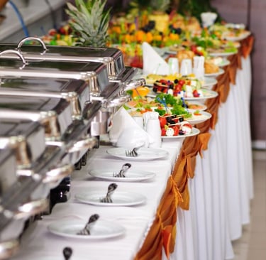 Best in class buffet at Mihira banquets with an impeccable service