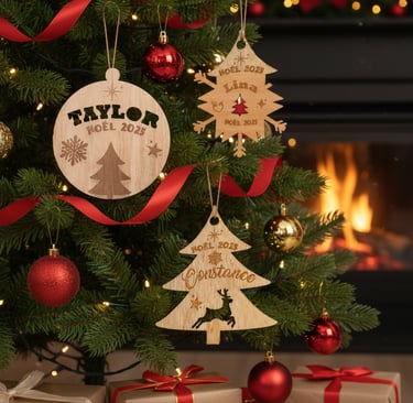 a christmas tree with a christmas tree and presents