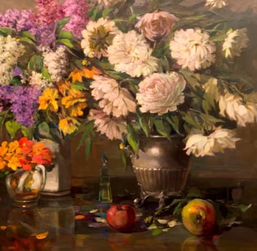 Петро Кодьєв (1899-1968), «Натюрморт. Квіти», 1959