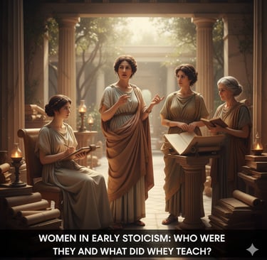 Women in Early Stoicism