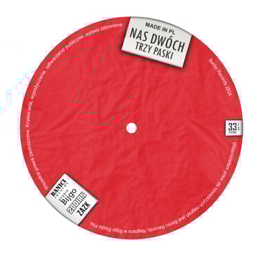 LP label design front