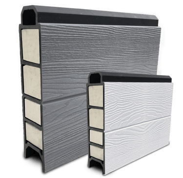 Dark Grey wall external & white inside