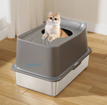 Stainless Steel Cat Litter Box