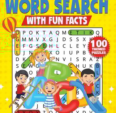 educational word search fun facts fantastic book large print puzzle book liora onyx cover