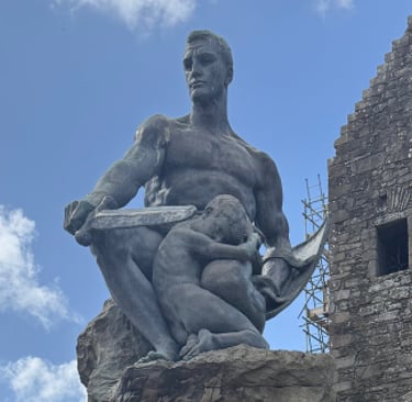 ruins in the little village of Kirkcudbrigh, Scotland