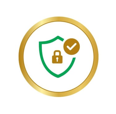a shield showing that erie cleaning services is bonded and insured so that you feel safe and secure