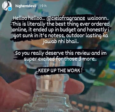cielo fragrances best long lasting perfume impressions in karachi