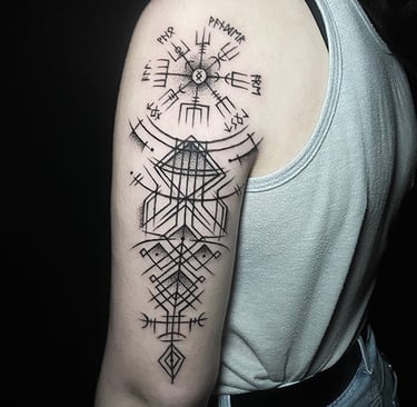 Tatouage d'un Sigil viking