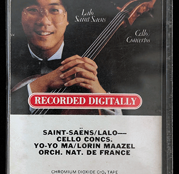 My first Yo-Yo Ma recording on cassette