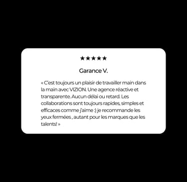 Avis Client VIZION