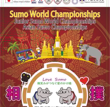 Sumo World Championships. 13-14 Sep 2025 - Bangkok Thailand