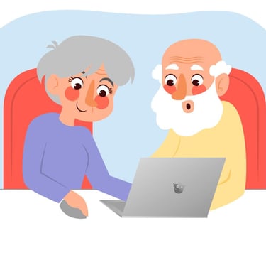 Senior får datahjelp