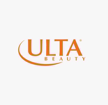 Logo of ULTA BEAUTY, a leading beauty retailer whose standards are met by King Fly.