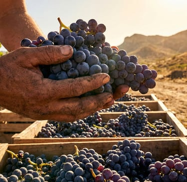 KWRYO, Vendimia recolección de uva