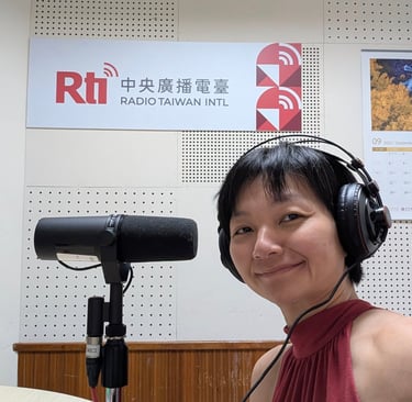 Fil interviewed me on Radio Taiwan International