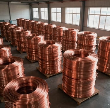 Stacks of old laptops and mobile phones ready for responsible recycling at our facility.