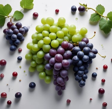 Workers carefully washing and treating fruits in a clean facility.