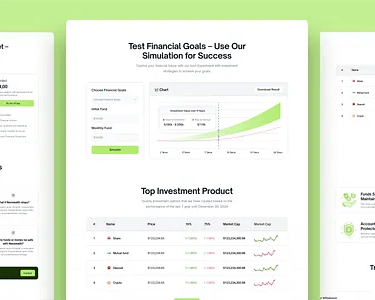 3D image of a financial goals graph