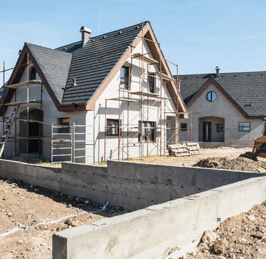 New home under construction