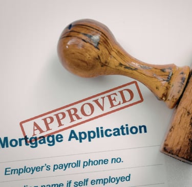 Mortgage loan application approval