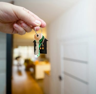 New keys to a brand new home