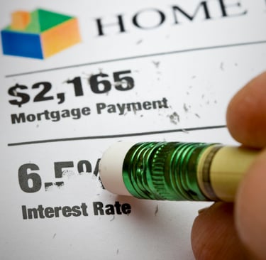 Mortgage and interest rate chart estimate