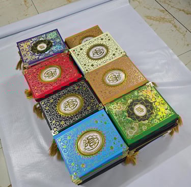 Cetak buku Yasin warna warni Dundung Print Makassar