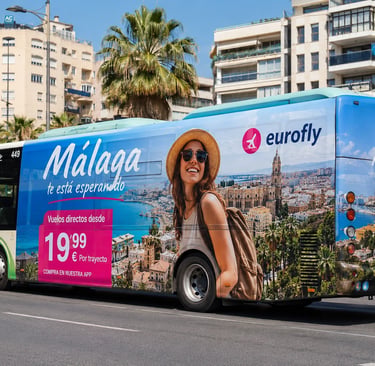 Publicidad Autobuses Málaga