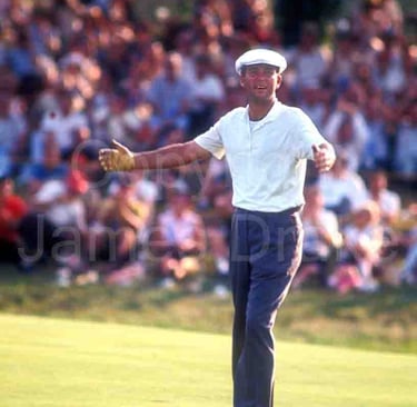 Golfer Ken Venturi wins the US Open in 1964 by James Drake