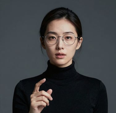 Image of a minimalist portfolio homepage highlighting featured case studies with clean lines and ample white space.