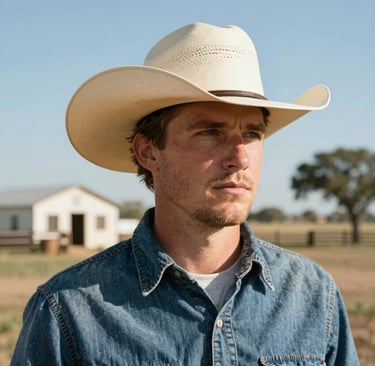 Smiling technician repairing a garage door spring on a sunny day.